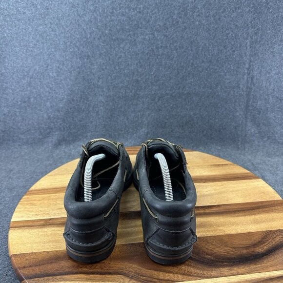 Wolverine Wilderness Mens Loafers Boat Shoes Size 10 Black Leather Vibram Soles main image 9
